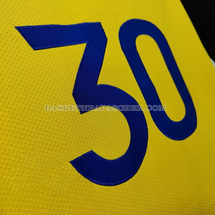 Maillot Golden State Warriors Stephen Curry NO 30 Statement Authentique 2022 Or